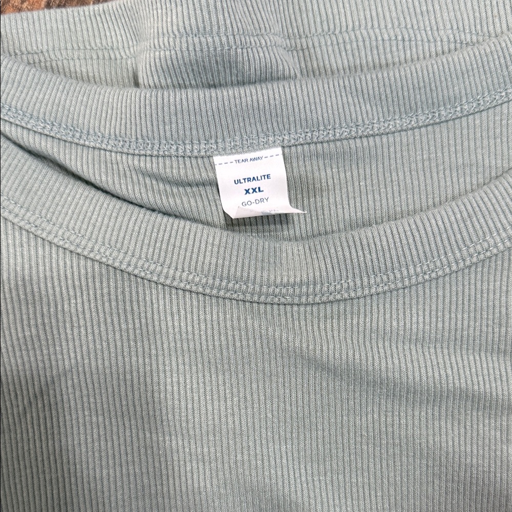 Old Navy Women's Ribbed Crop Top - Light Blue